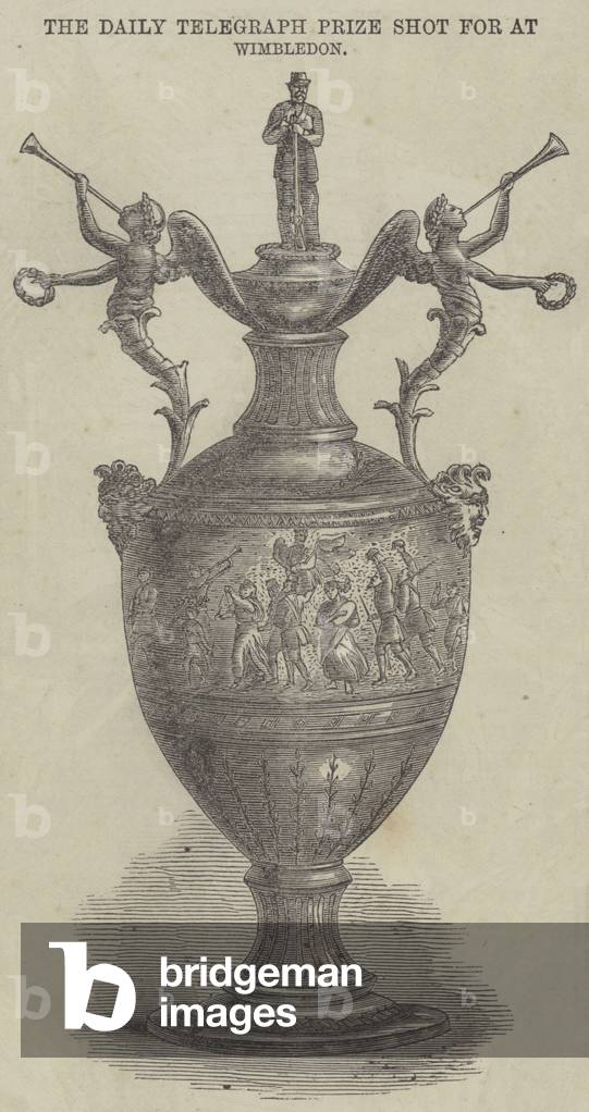 The Daily Telegraph Prize shot for at Wimbledon (engraving)