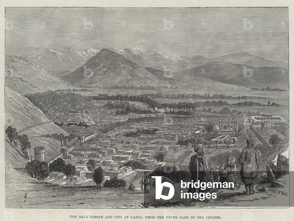 The Bala Hissar and City of Cabul, from the Upper Part of the Citadel (engraving)
