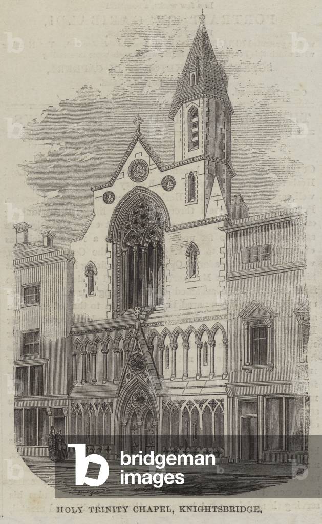 Holy Trinity Chapel, Knightsbridge (engraving)