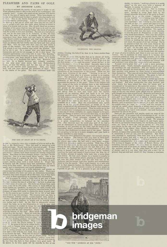Pleasures and Pains of Golf (engraving)