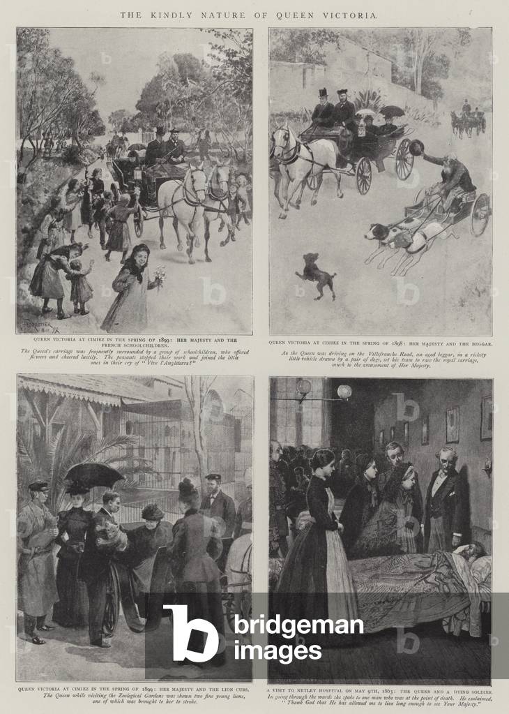 The Kindly Nature of Queen Victoria (engraving)