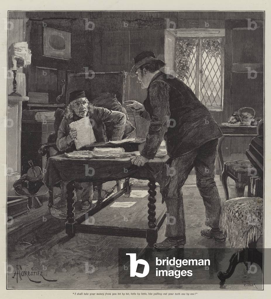 To Call Her Mine, by Walter Besant (engraving)