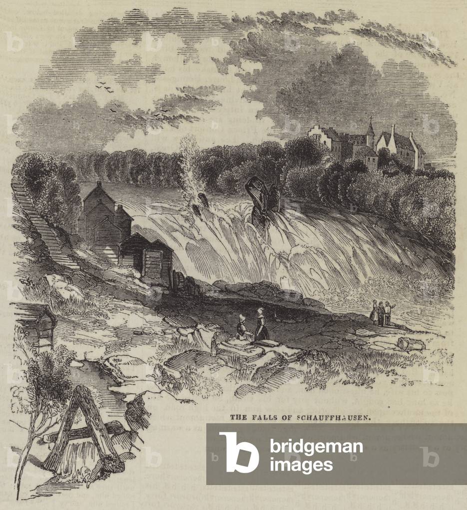 The Falls of Schauffhausen (engraving)