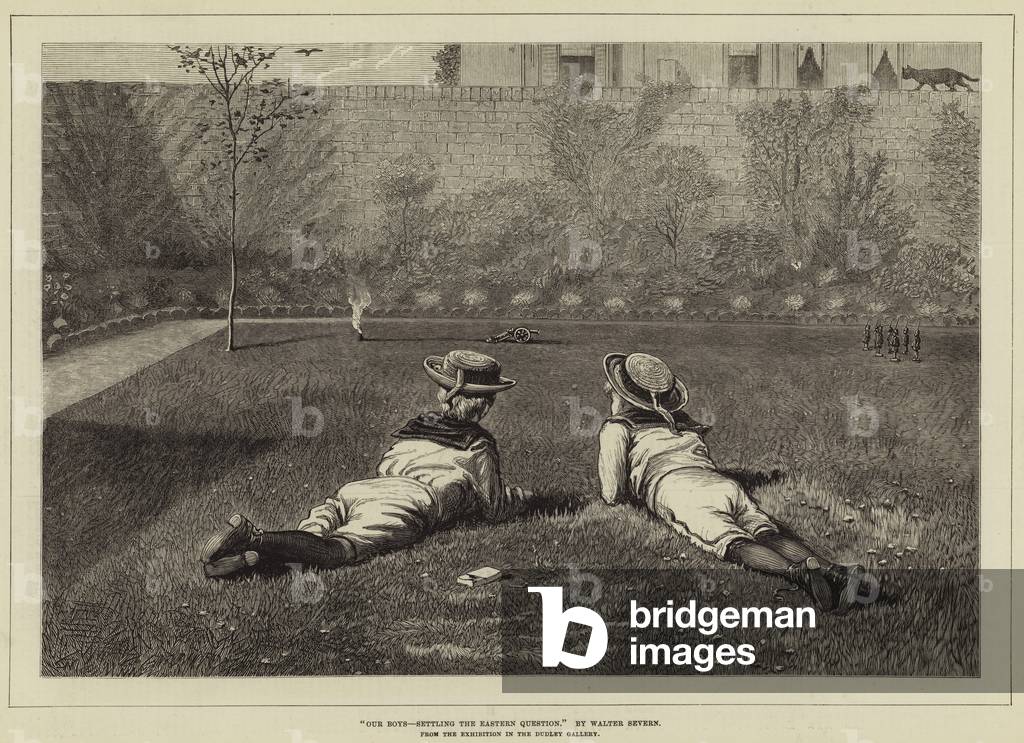 Our Boys, settling the Eastern Question (engraving)