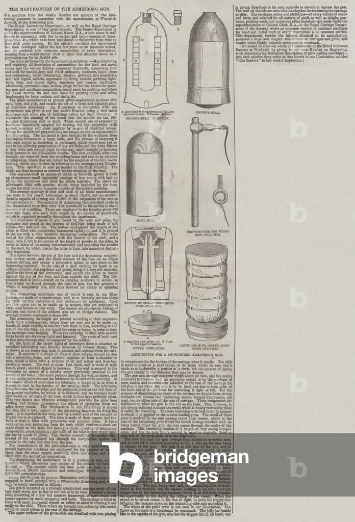 Manufacture of the Armstrong Gun (engraving)