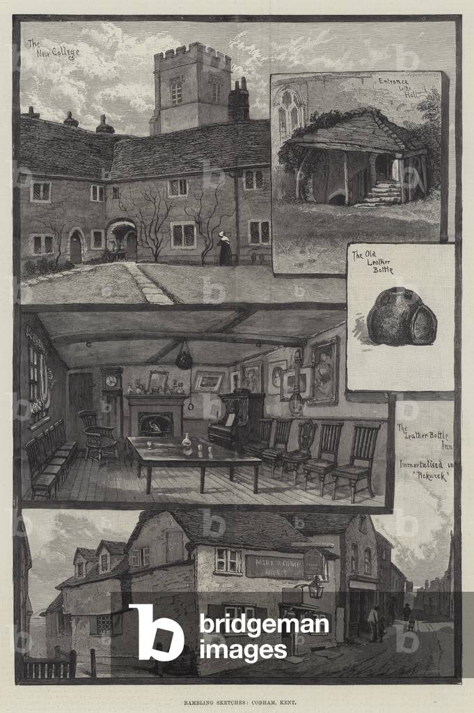 Rambling Sketches, Cobham, Kent (engraving)