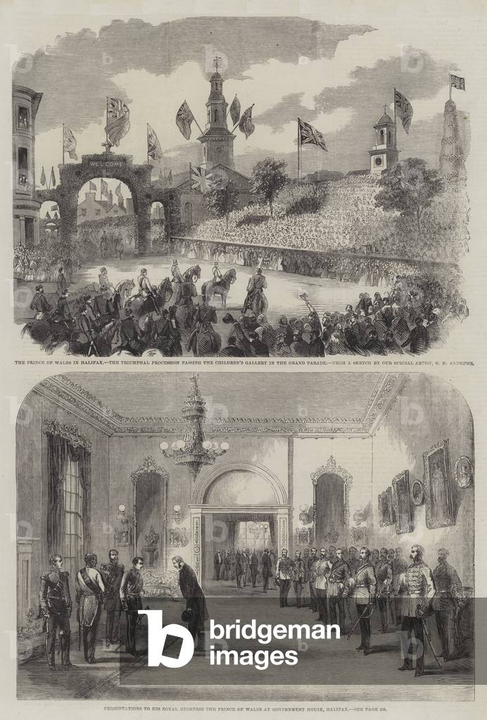 Royal Visit to Canada (engraving)
