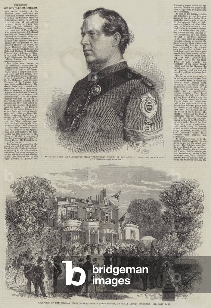 The Review on Wimbledon-Common (engraving)