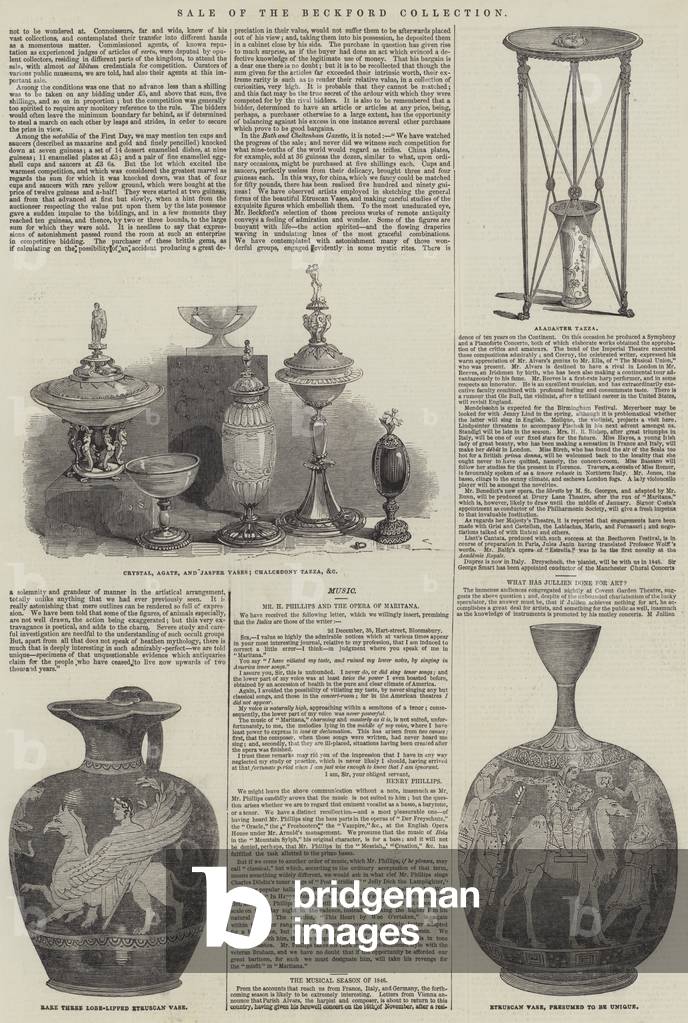 Sale of the Beckford Collection (engraving)