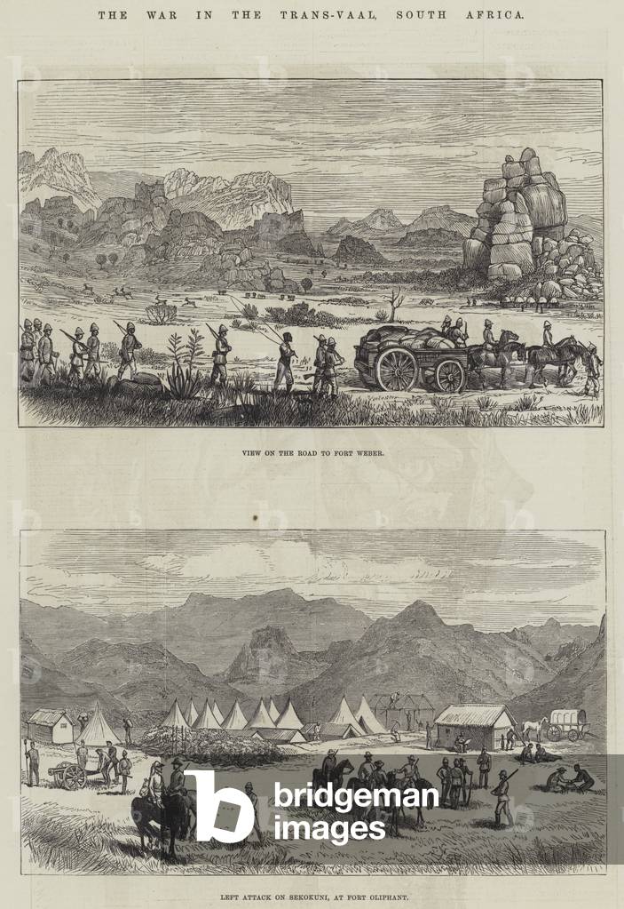 The War in the Transvaal, South Africa (engraving)