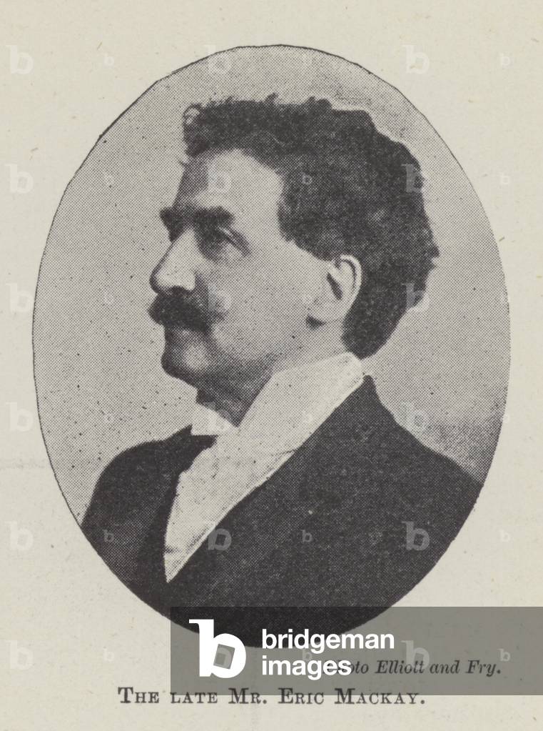 The late Mr Eric Mackay (b/w photo)