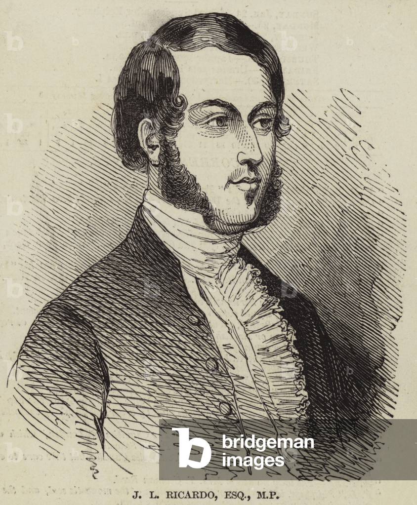 J L Ricardo, Esquire, MP (engraving)