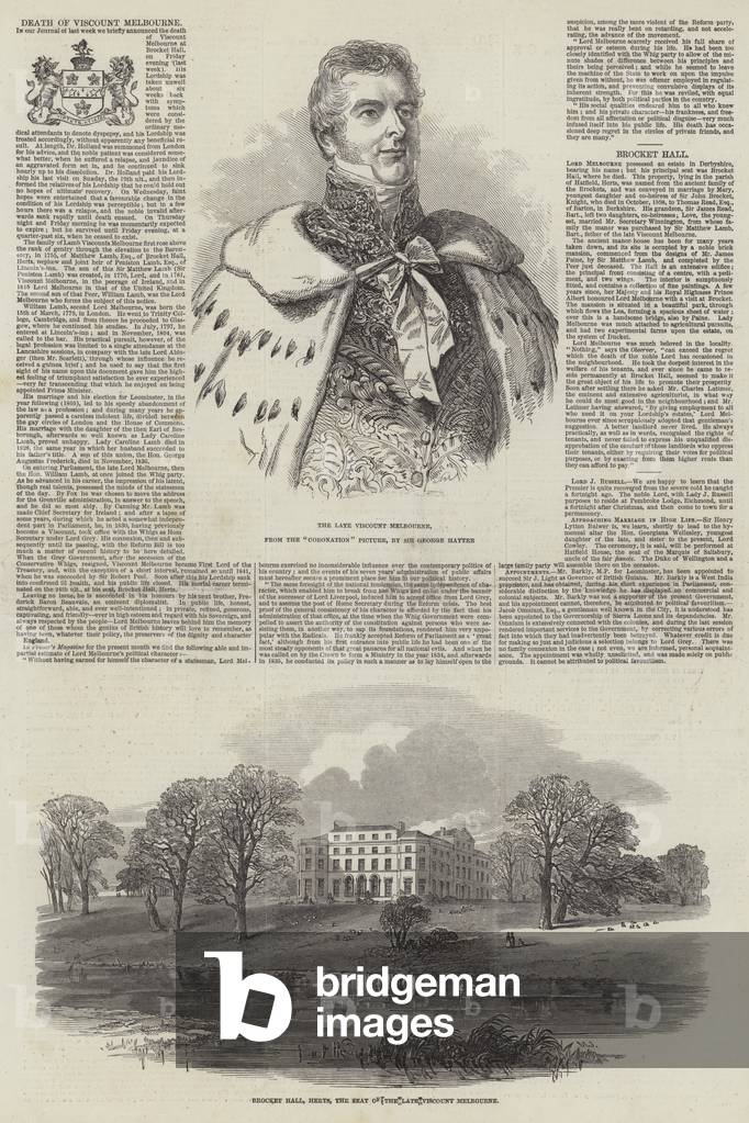 Viscount Melbourne (engraving)