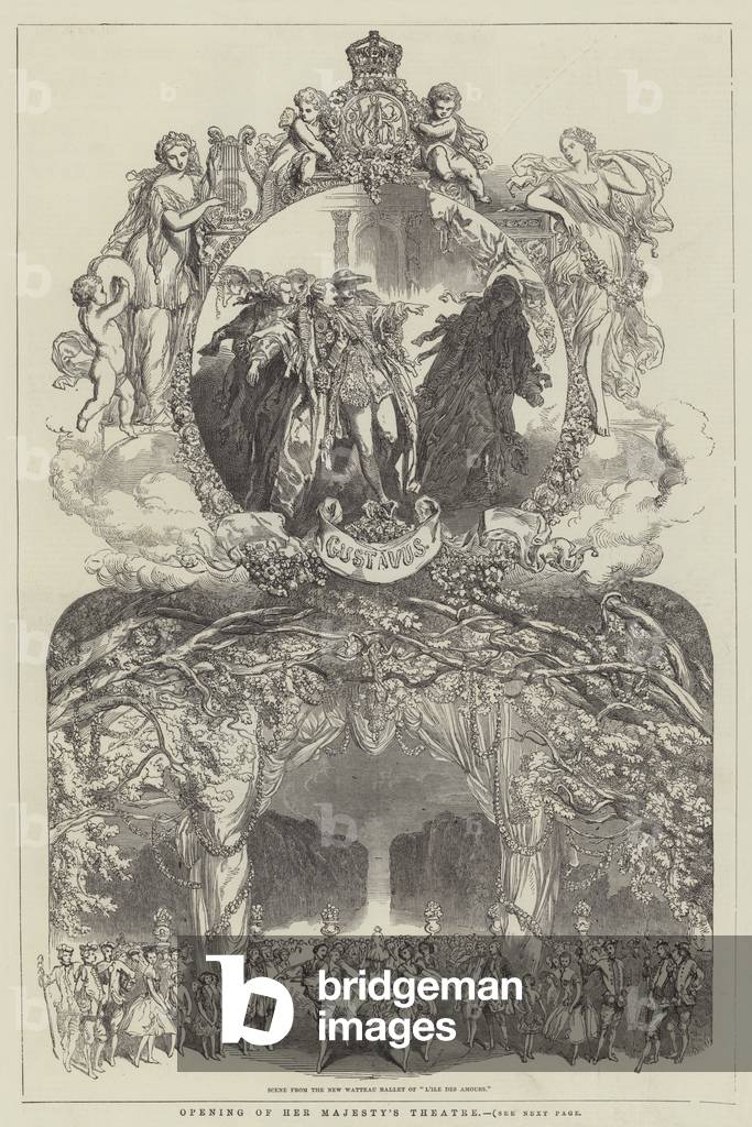 Opening of Her Majesty's Theatre (engraving)