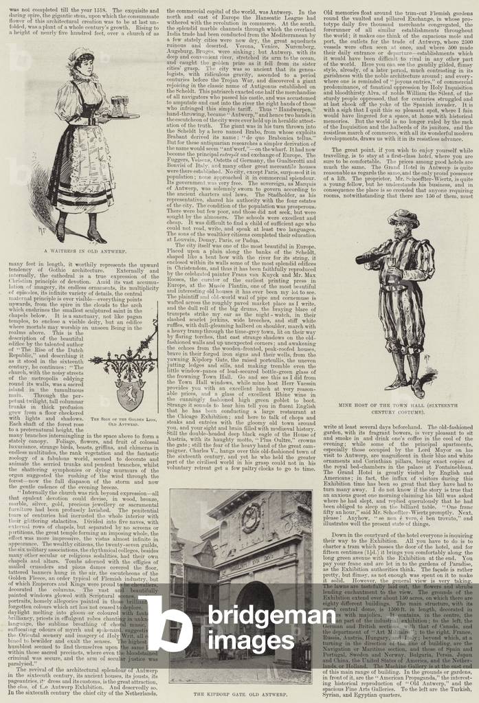 Antwerp International Exposition 1894 (engraving)