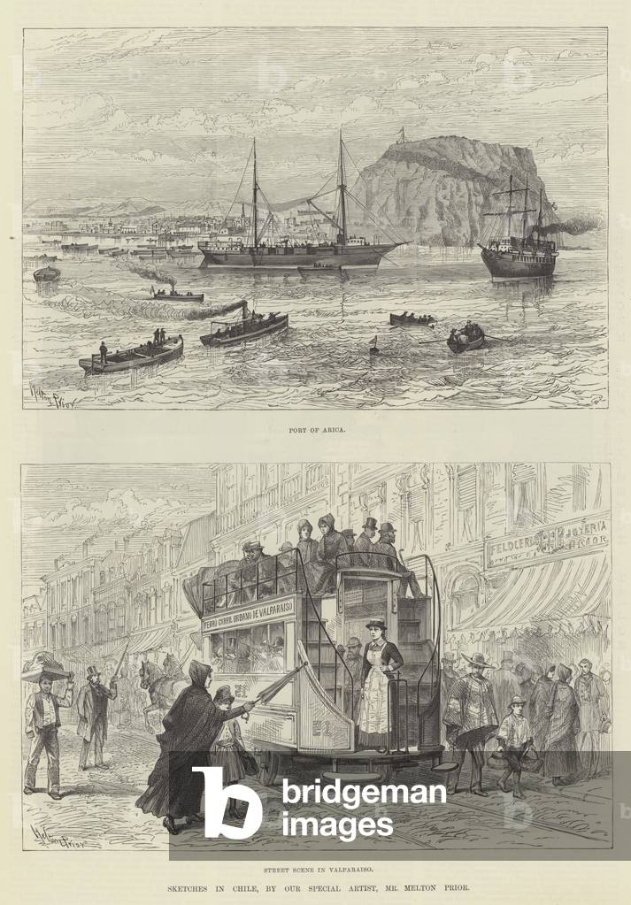 Sketches in Chile (engraving)