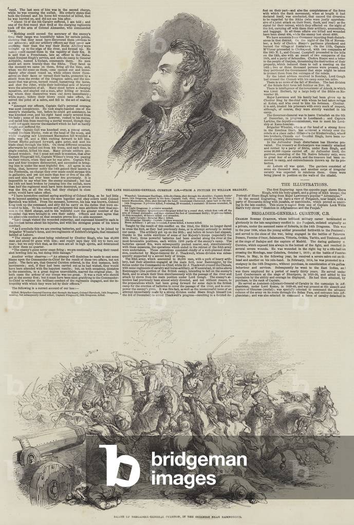 The War in the Punjaub (engraving)