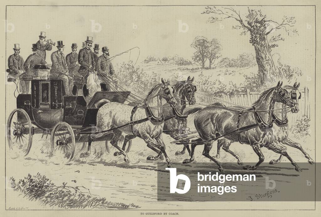 To Guildford by Coach (engraving)