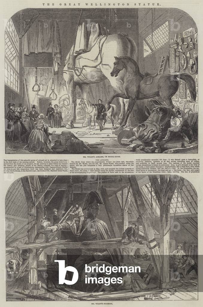 The Great Wellington Statue (engraving)