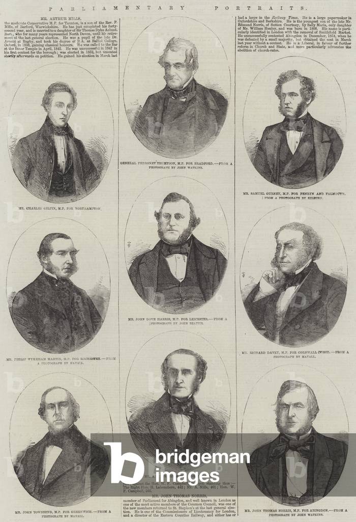 Parliamentary Portraits (engraving)