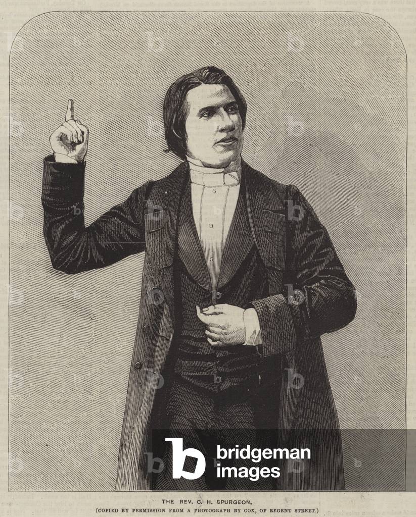 The Reverend C H Spurgeon (engraving)