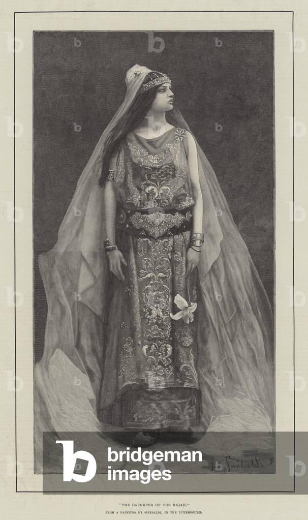 The Daughter of the Rajah (engraving)