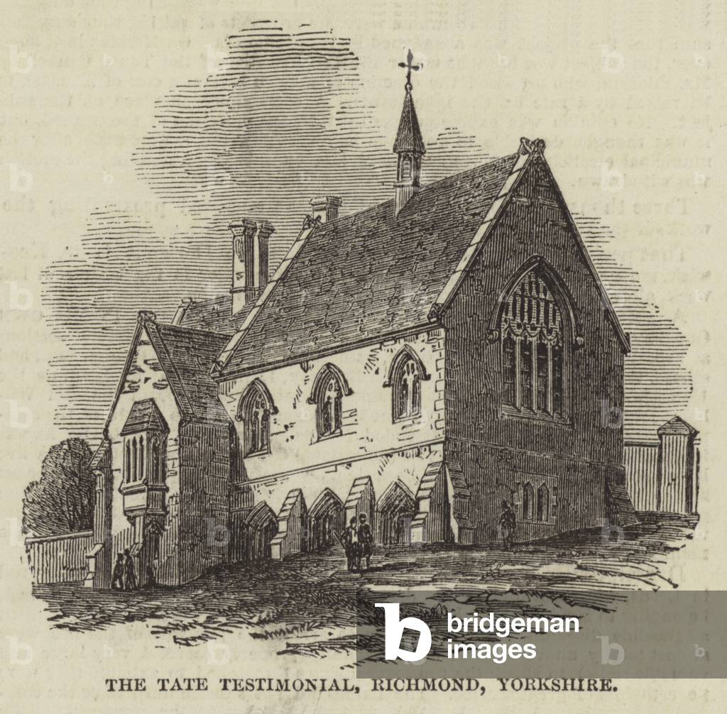 The Tate Testimonial, Richmond, Yorkshire (engraving)