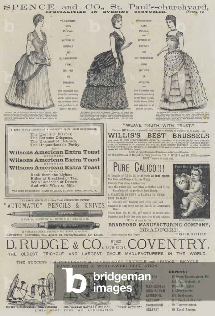 Page of Advertisements (engraving)