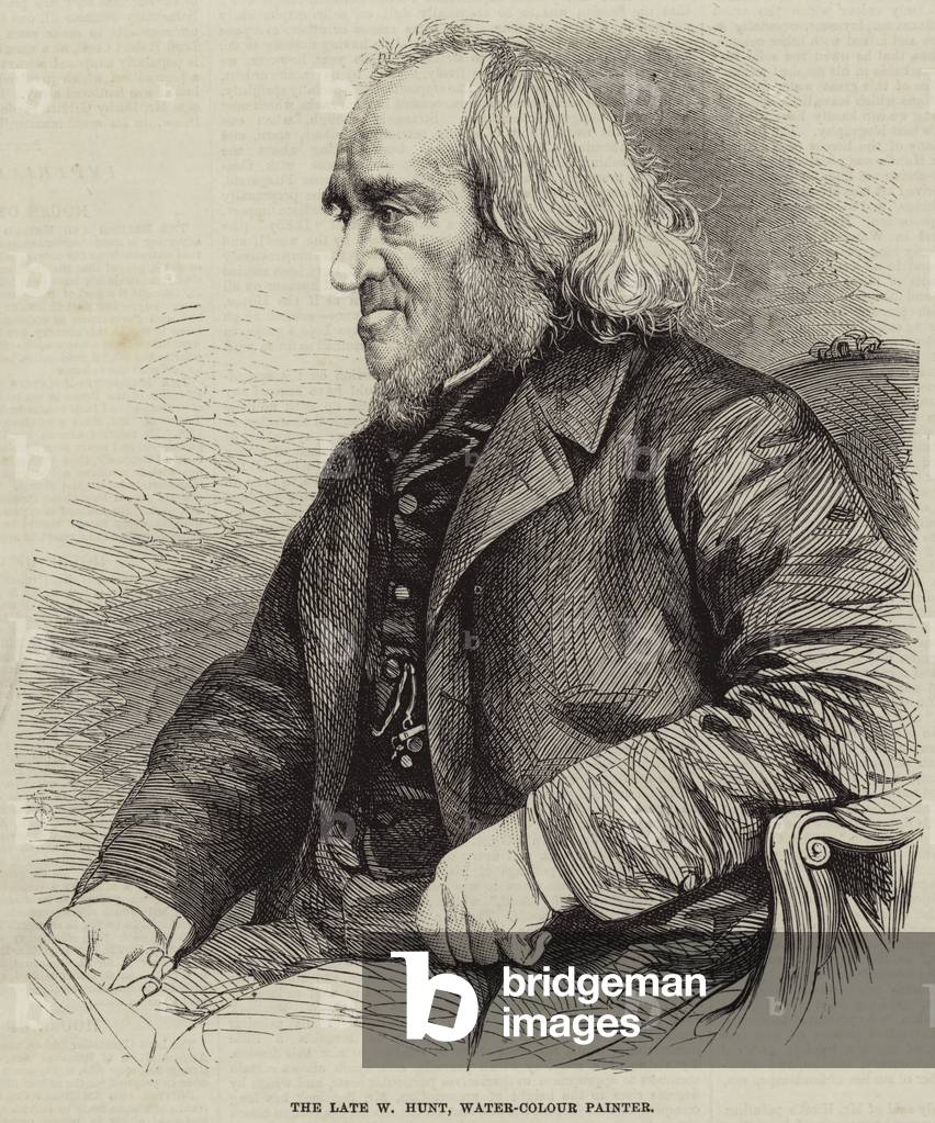 The Late W Hunt, Water-Colour Painter (engraving)