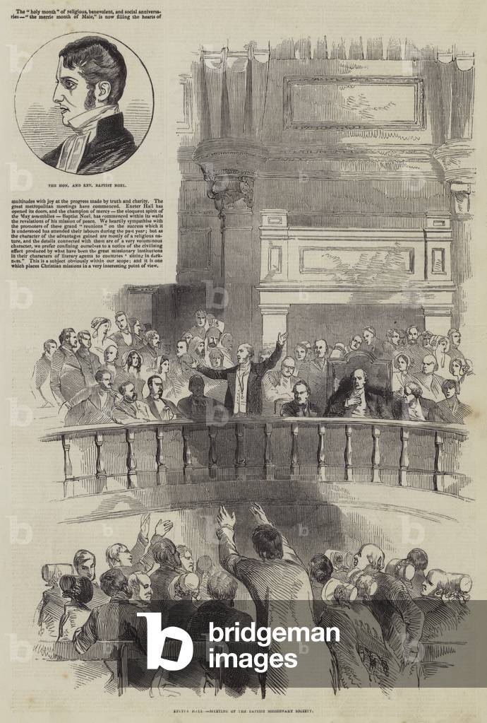 The May Meetings of 1846 (engraving)