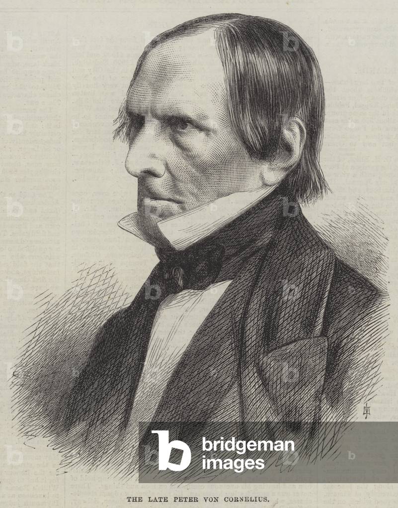 The late Peter von Cornelius (engraving)