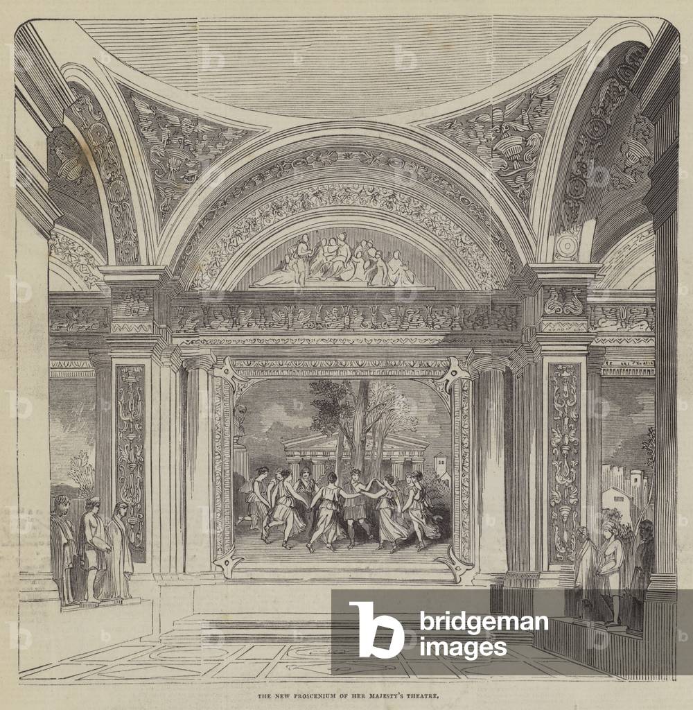 The New Proscenium of Her Majesty's Theatre (engraving)