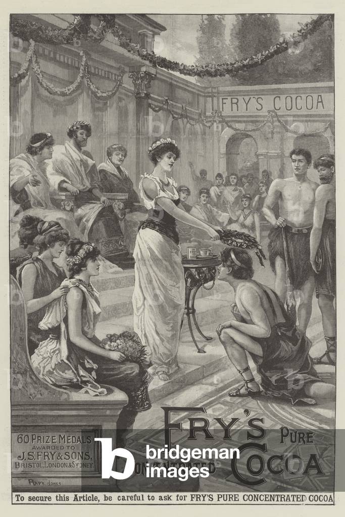 Advertisement, Fry's Cocoa (engraving)