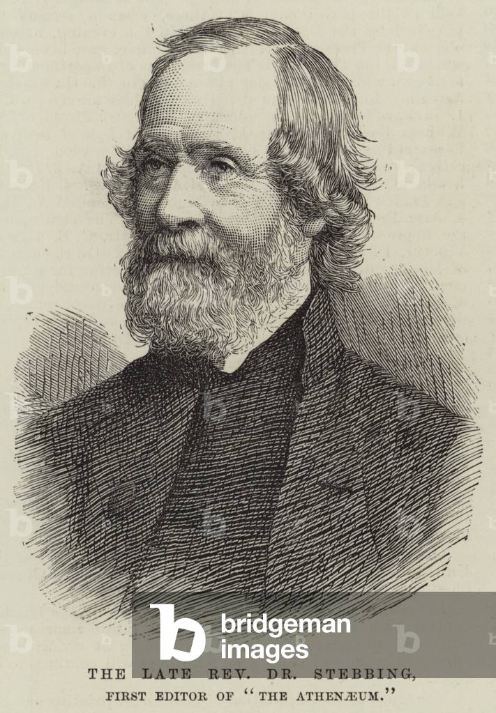The Late Reverend Dr Stebbing, First Editor of 