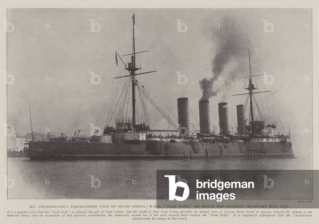 Mr Chamberlain's Forthcoming Visit to South Africa, HMS 