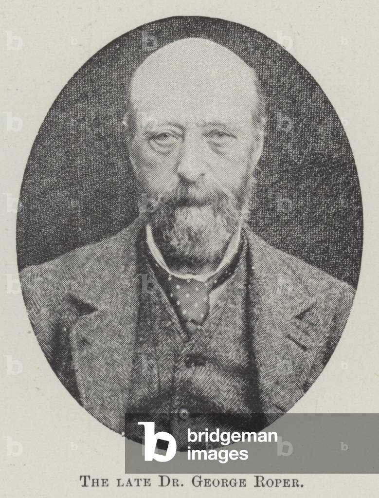 The late Dr George Roper (b/w photo)