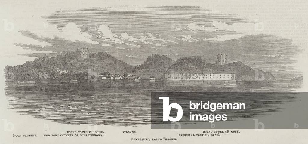 Bomarsund, Aland Islands (engraving)