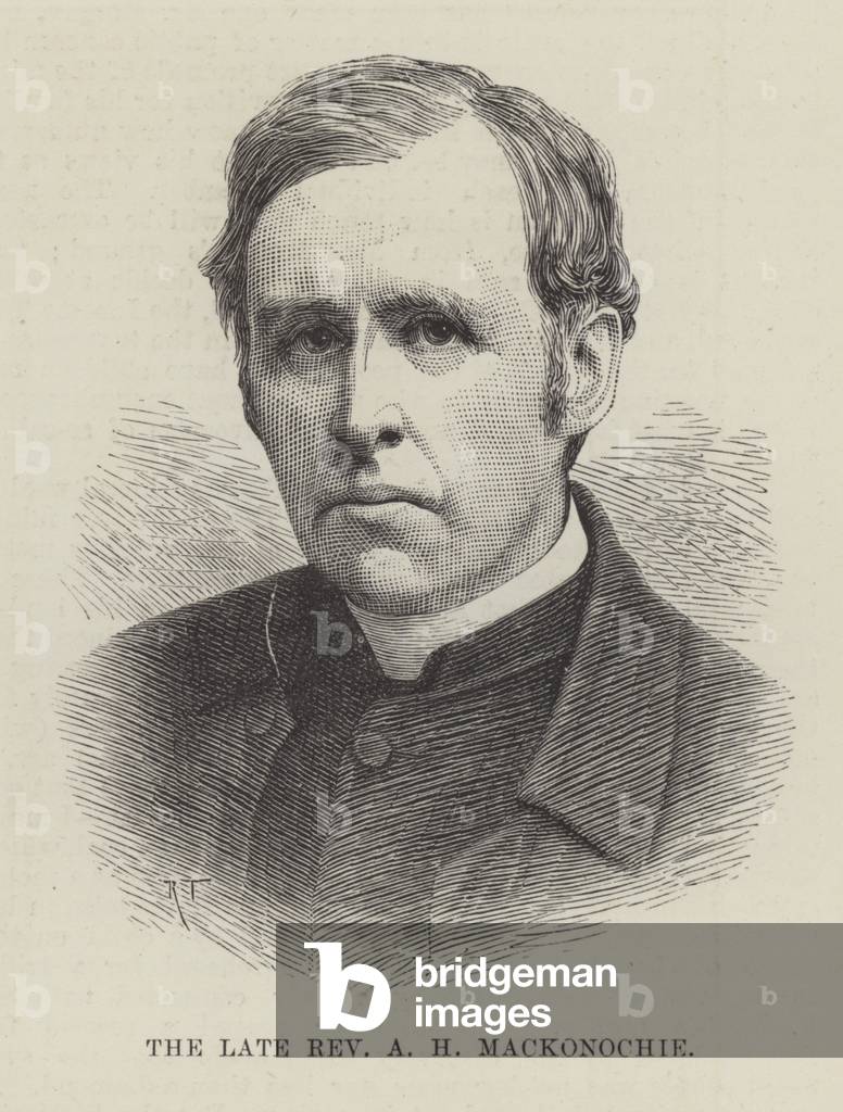 The late Reverend A H Mackonochie (engraving)