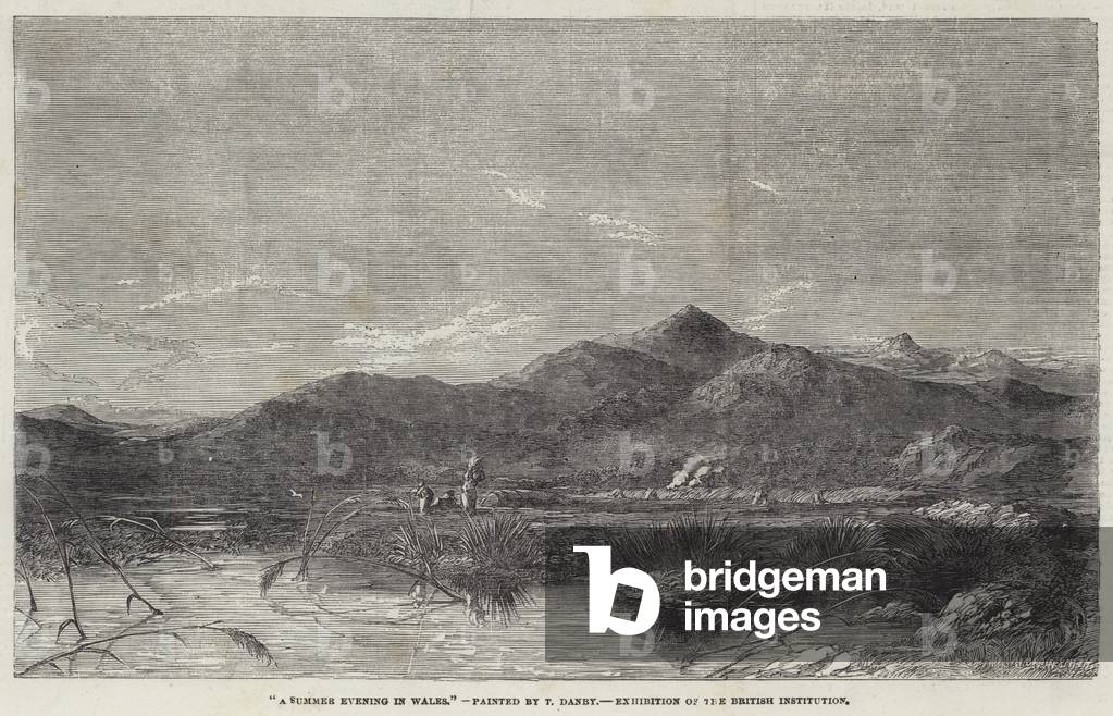 A Summer Evening in Wales (engraving)