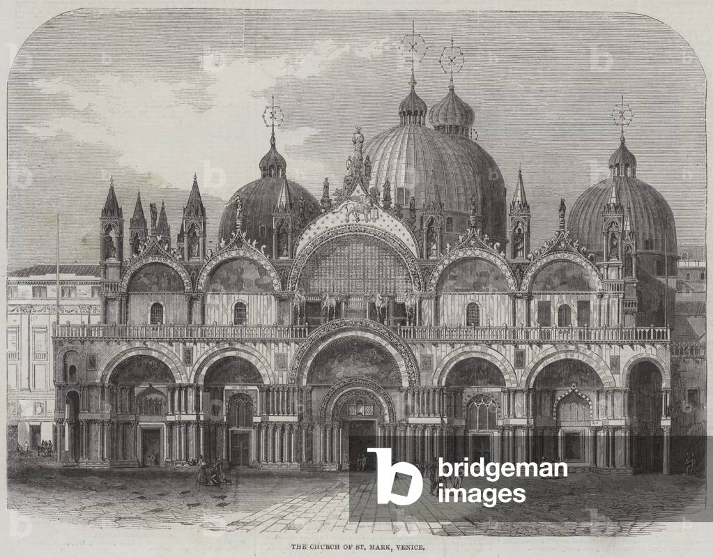 The Church of St Mark, Venice (engraving)