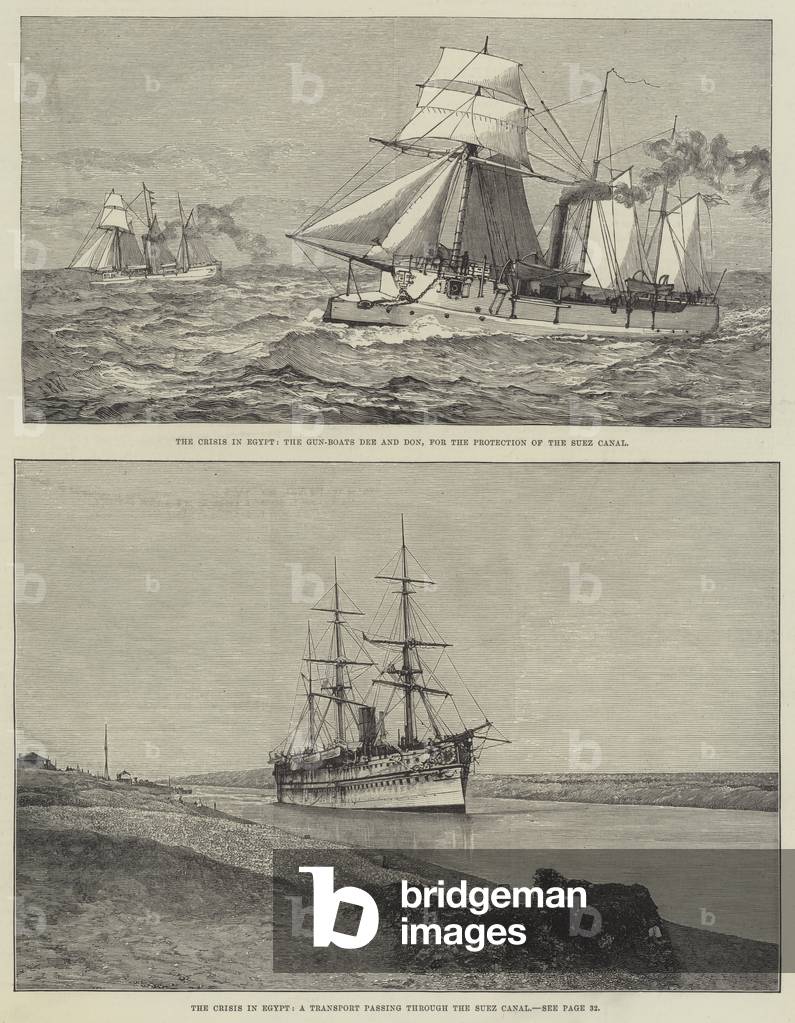 The Crisis in Egypt (engraving)