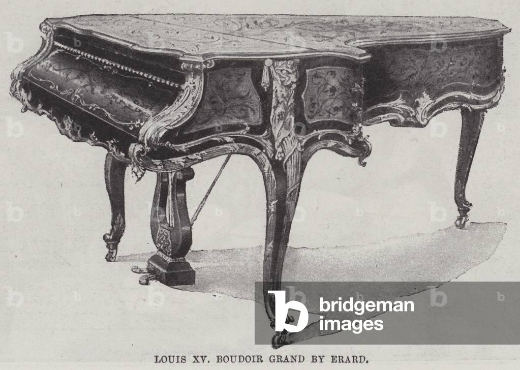 Louis XV Boudoir Grand by Erard (litho)