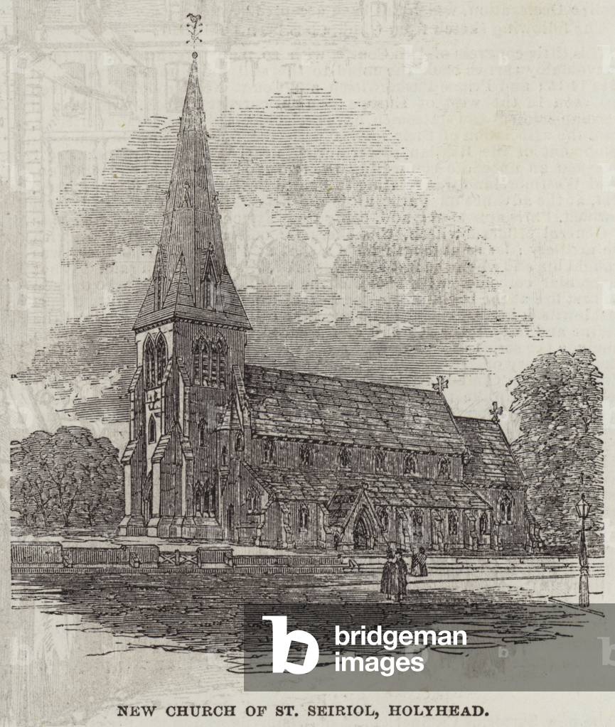 New Church of St Seiriol, Holyhead (engraving)