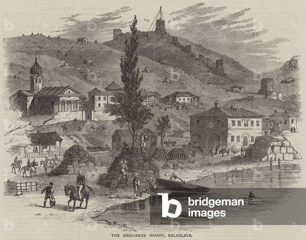 The Ordnance Wharf, Balaclava (engraving)