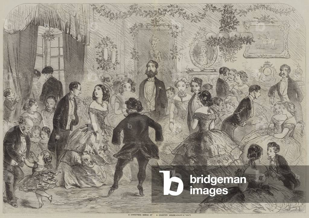 A Christmas Dance at a Country House (engraving)