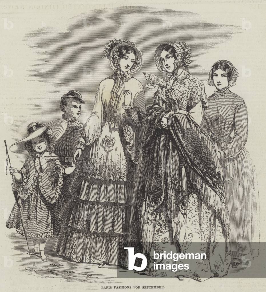 Paris Fashions for September (engraving)