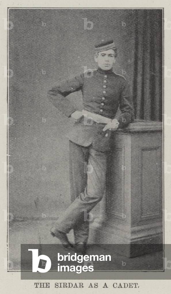 The Sirdar as a Cadet (engraving)