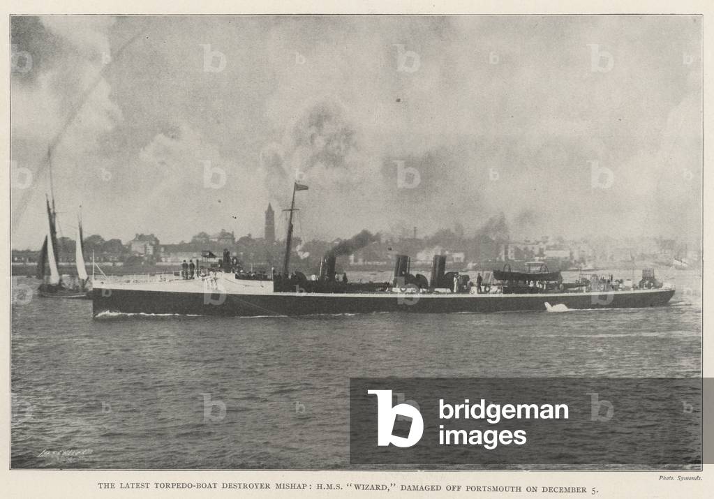 The Latest Torpedo-Boat Destroyer Mishap, HMS 