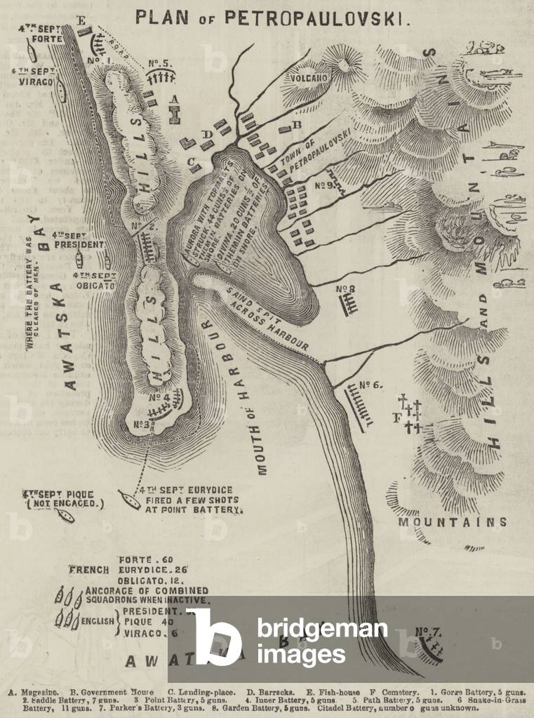 Plan of Petropaulovski (engraving)