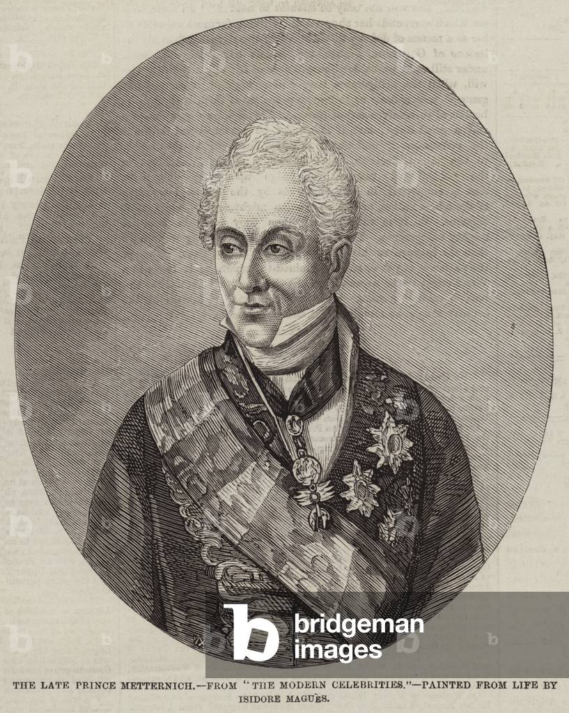 The Late Prince Metternich (engraving)